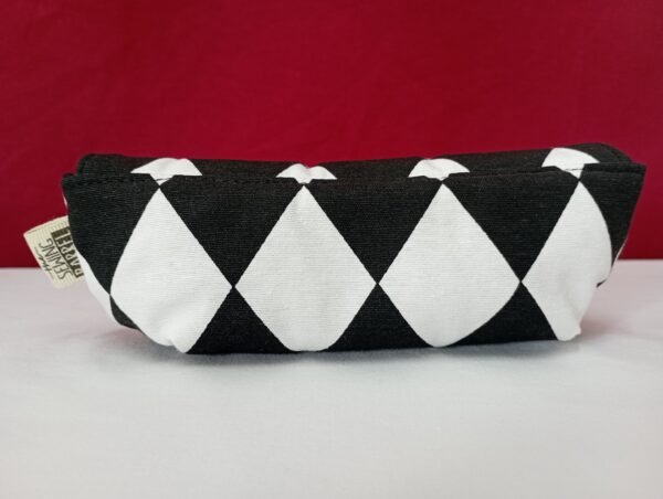 eyewear case black and white rhobus