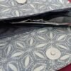 eyewear case grey and beige pattern