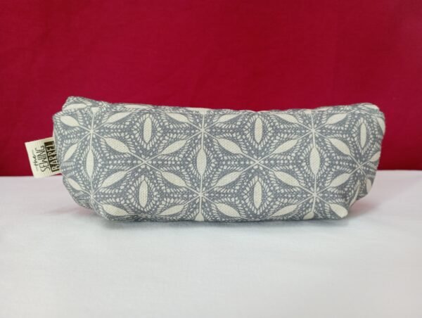 eyewear case grey and beige pattern