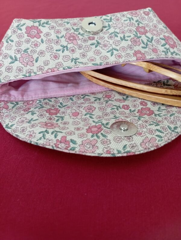 eyewear case pink flowers