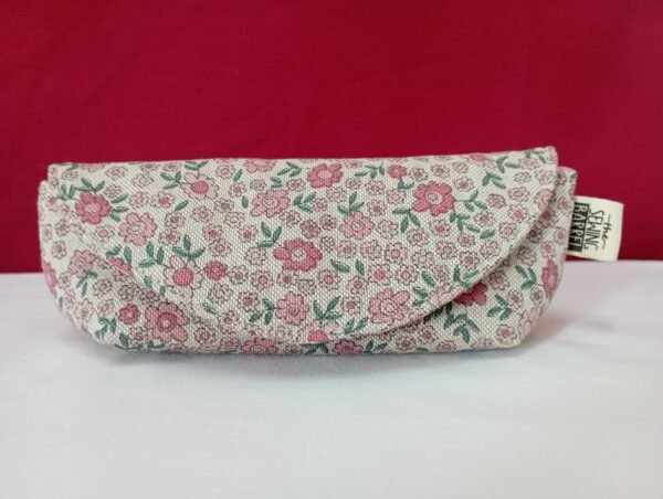 eyewear case pink flowers
