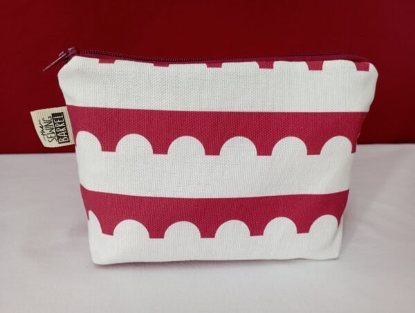 red and white shapes