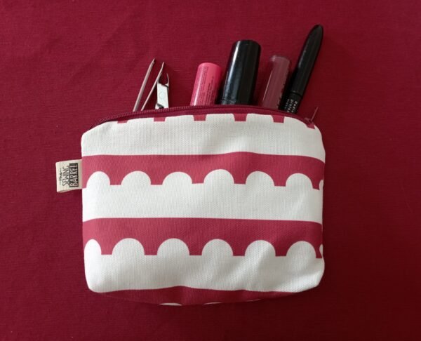 red and white shapes