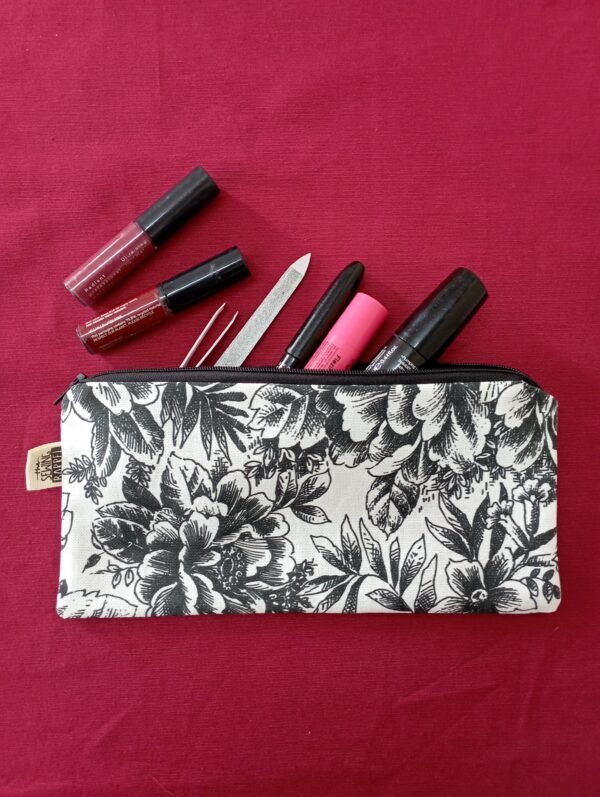 black and white flowers