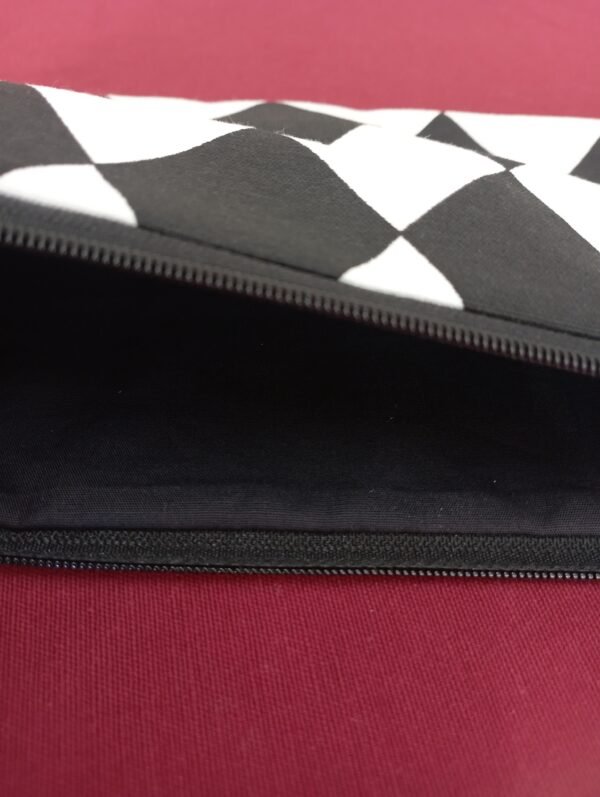 schwarz-weißer Raute