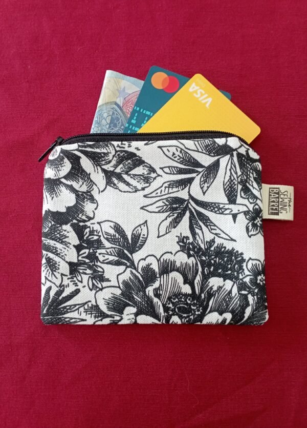 black and white flowers