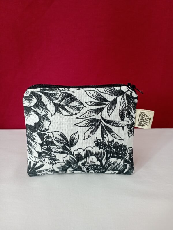 black and white flowers